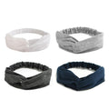 Elastic Knotted Headbands for Women Cloth Head Hair Bands for Women's Hair Non Slip Boho Wrap Twisted Hair Accessories