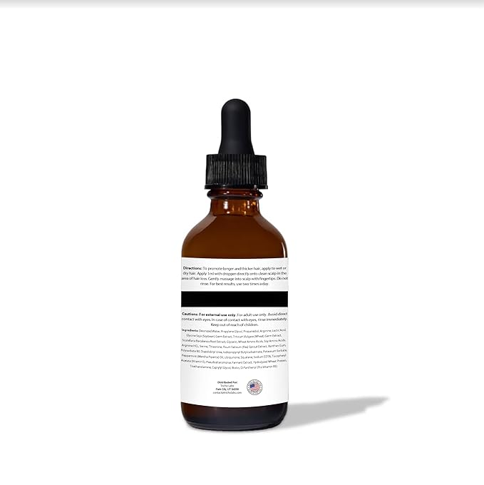 Tricho Labs Folliboost Hair Growth Serum - Natural-Based Formula w/Biotin & Peppermint Oil - Hair Care for Thicker & Fuller Hair - 2oz, 6-Pack