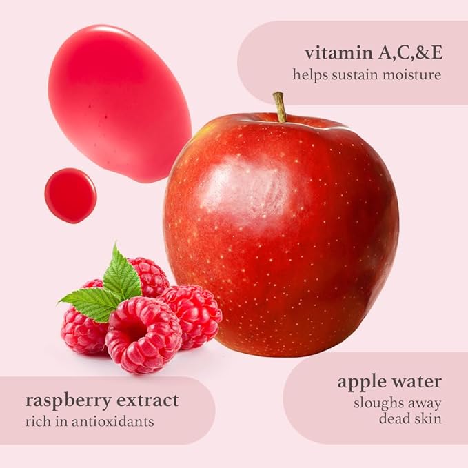 NOONI Korean Lip Oil Set - Appleberry & Appleplum | Long-Lasting, Moisturizing, Plumping, Revitalizing for Dry Lips, Waterproof, No Peel Off, Stocking Stuffers, lip plumper 0.12 FL Oz x 2ea