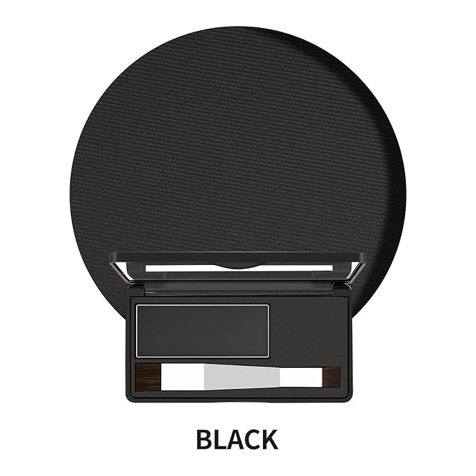 Boobeen Hair Shadow Powder Kit, Roots Touch-Up Powder Cover Hair Color, Temporary Concealer with Brush for Gray Root