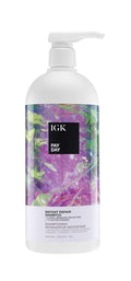 IGK PAY DAY Instant Repair Shampoo Liter | Bond-Building + Damage Repair | Vegan + Cruelty Free | 33.8 Oz
