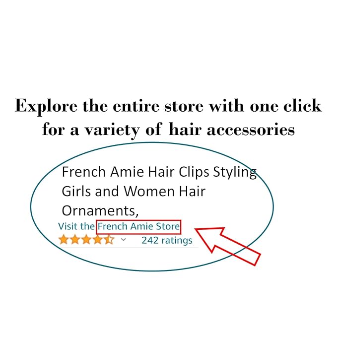 French Amie Clic Clac Large Handmade Celluloid Acetate Set of 2 Snap Hair Clips No Slip Side Slide-in Barrette for Women and Girls (Aqua Marbel)