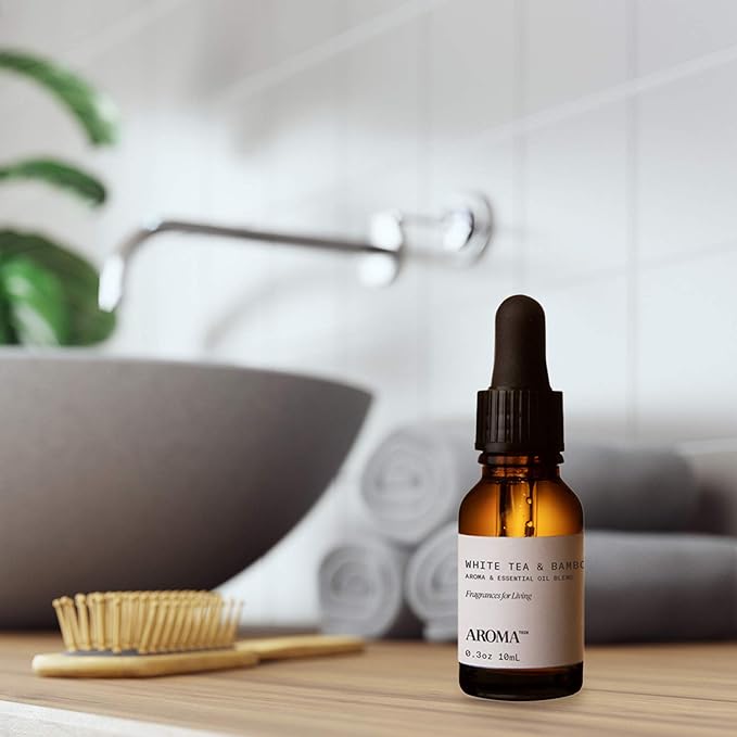 AromaTech White Tea & Bamboo for Aroma Oil Scent Diffusers - 10 Milliliter