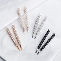 WHITEBRIDGE 8pcs Four Kinds Of Color Crystal Rhinestone Hair Pins For Women Girls