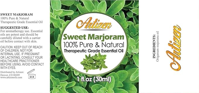 Artizen 30ml Oils - Marjoram Essential Oil - 1 Fluid Ounce