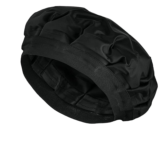 Cordless Deep Conditioning Heat Cap - Hair Styling and Treatment Steam Cap | Heat Therapy and Thermal Spa Hair Steamer Gel Cap - Black Universal