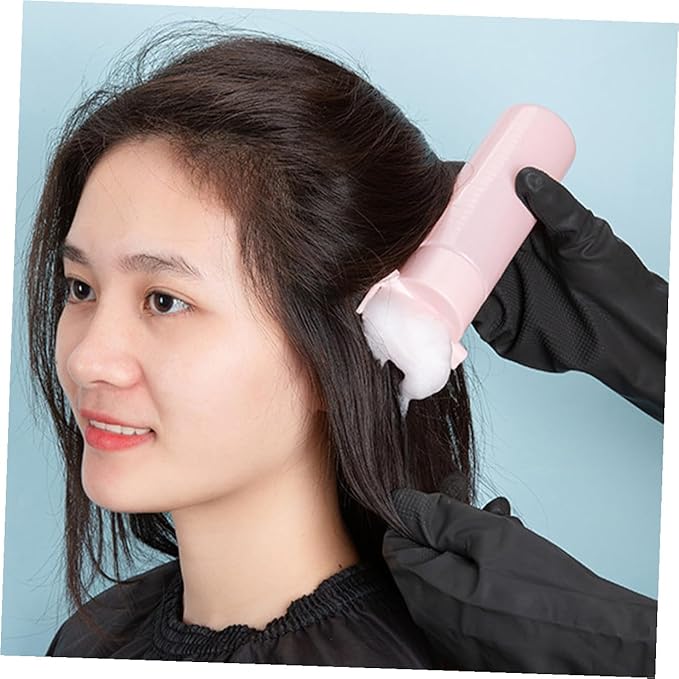 3pcs Hair Dyeing Comb Applicator Bottles Root Bottle with Graduated Scale Reusable Hair Oil Application for Precise Coloring