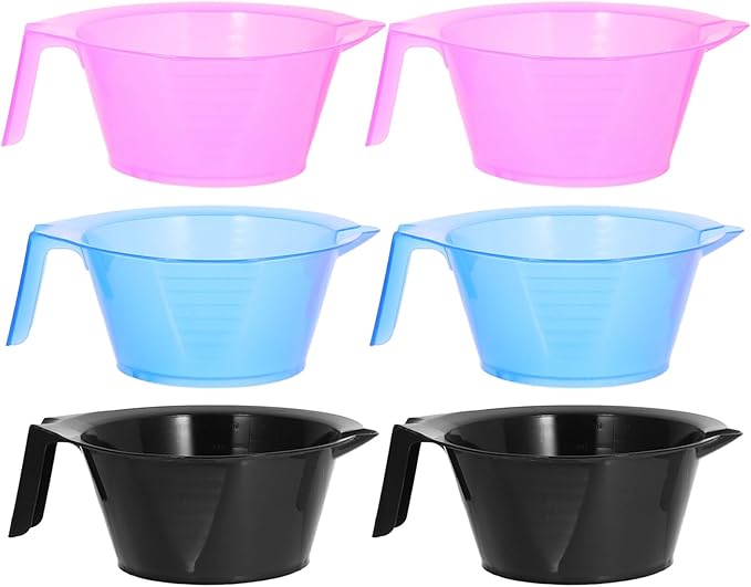 Hair Dye Bowl Transparent Salon Hair Color Mixing Bowl with Scales Professional Dye Supplies for Precise Color Control and Highlights 2.6 Inch Compact Size