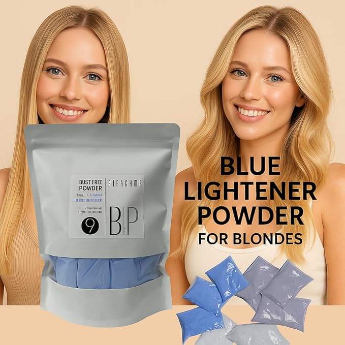 Professional Dust-Free Hair Bleaching Powder, Premium Lightener for Salon Use, 500g 16.9 Fl oz. Bond Enforcing Little Damaged to Hair. For Beauty Salon, Hair Salon.