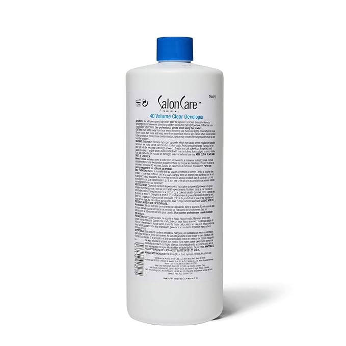 Salon Care 40 Volume Clear Developer 32 Oz (Pack of 2)
