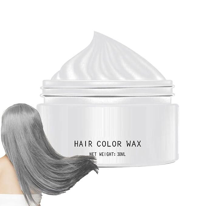 Hair Color Wax - 30ml Temporary Washable Hair Dye, Style and Color Easily for Women Men Teens and Kids, Styling Cream for Parties Cosplay Halloween, Vibrant Fun Colors Easy to Apply Wash