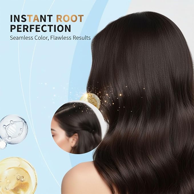 Temporary Root Touch Up Spray,Temporary Root Touch Up Hair Color Spray,Instant Covers Grey Hair (Light Brown)