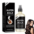Super Milk Conditioning Hair Primer, Nourish Milk Conditioning Hair Primer, Hair Smooth Spray Hair Care, Softening Moisturizing Nourishing Smooth Hair Care Suitable for Women Men
