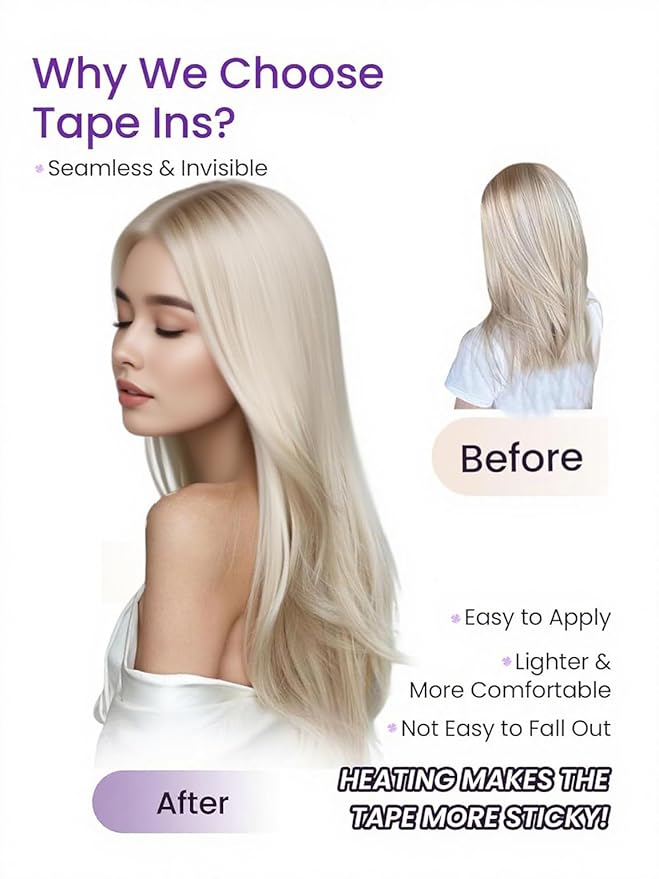 LaaVoo Human Hair Tape in Extensions Darkest Brown Tape in Hair Extensions Real Hair Tape on Hair Extensions Human Hair for Women Seamless 20inch 40pcs 100g