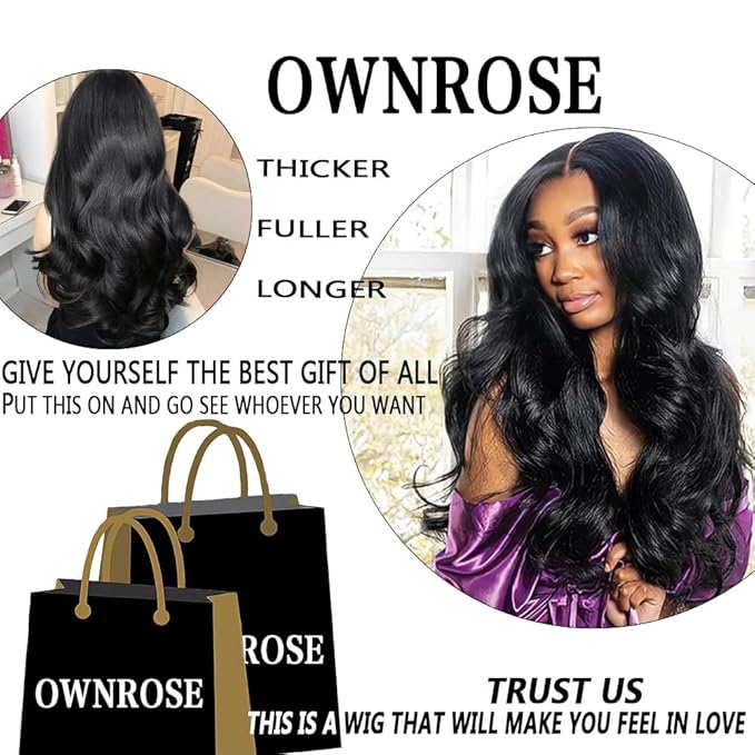 Body Wave Lace Front Wigs Human Hair Pre Plucked Glueless Wig 13x6 HD Lace Front Wigs Human Hair 200% Density Frontal HD Lace Wigs for Women 22 Inch