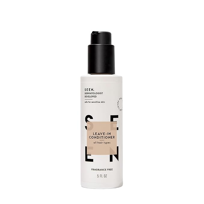 SEEN Leave-In Conditioner - Leave-In Hair Conditioner & Heat Protectant Spray- Detangles & Hydrates- Formulated without Parabens, Sulfates or Phthalate (Scented)