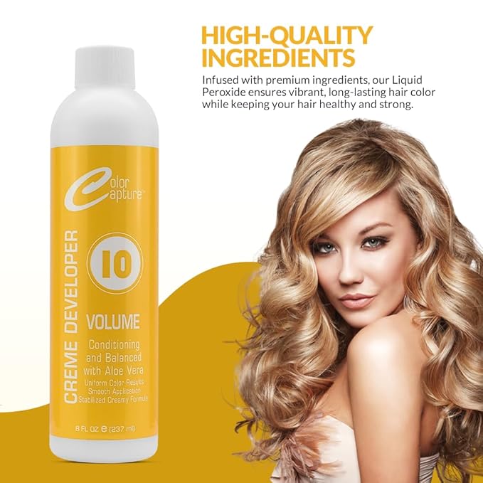 Cream Developer, 10 Vol, Hair Color Enhancer - 8 Ounces