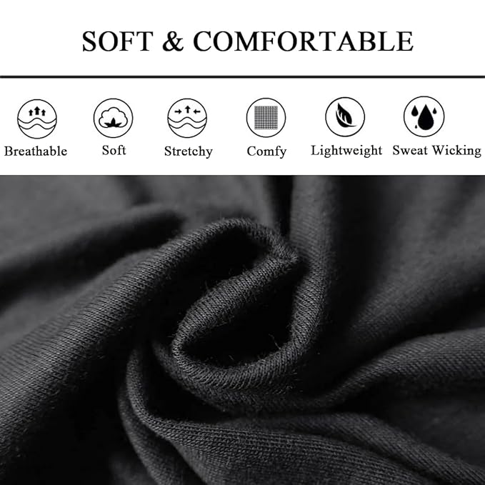 Headbands For Women 12 Pack Sweat Headband Yoga Black White Gray Elastic Head Bands Women's Hair Band Workout Hairbands Accessories