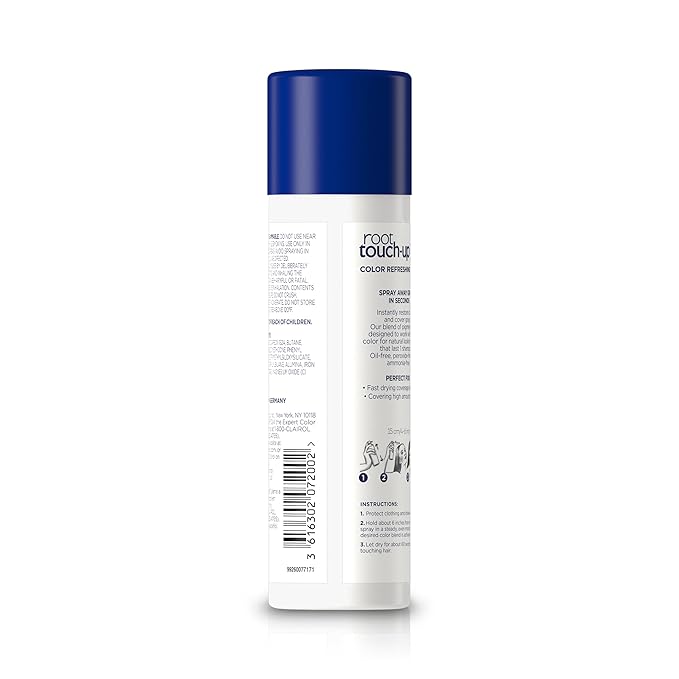 Clairol Root Touch-Up Temporary Hair Coloring Spray, Black Hair Color, Pack of 1
