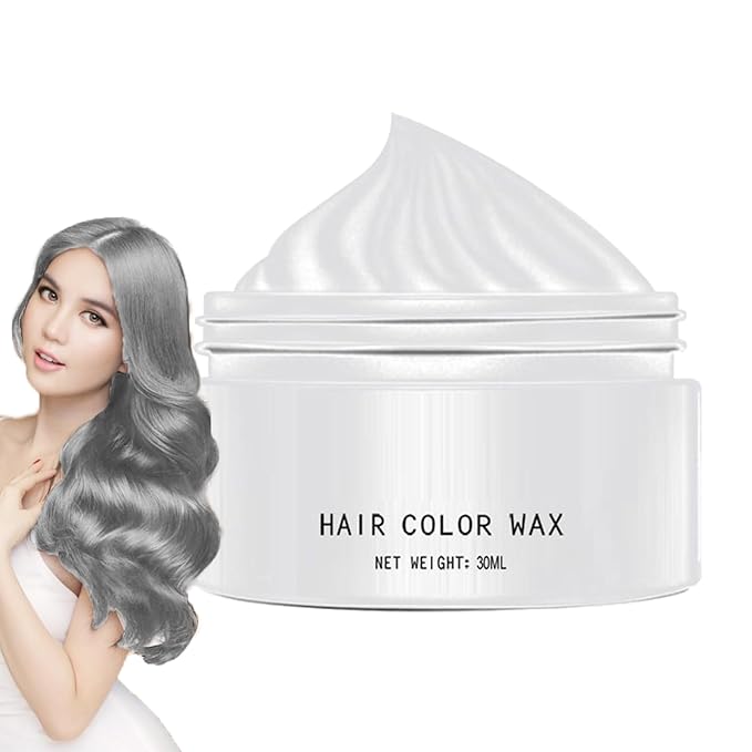 Hair Color Wax - 30ml Temporary Washable Hair Dye, Style and Color Easily for Women Men Teens and Kids, Styling Cream for Parties Cosplay Halloween, Vibrant Fun Colors Easy to Apply Wash