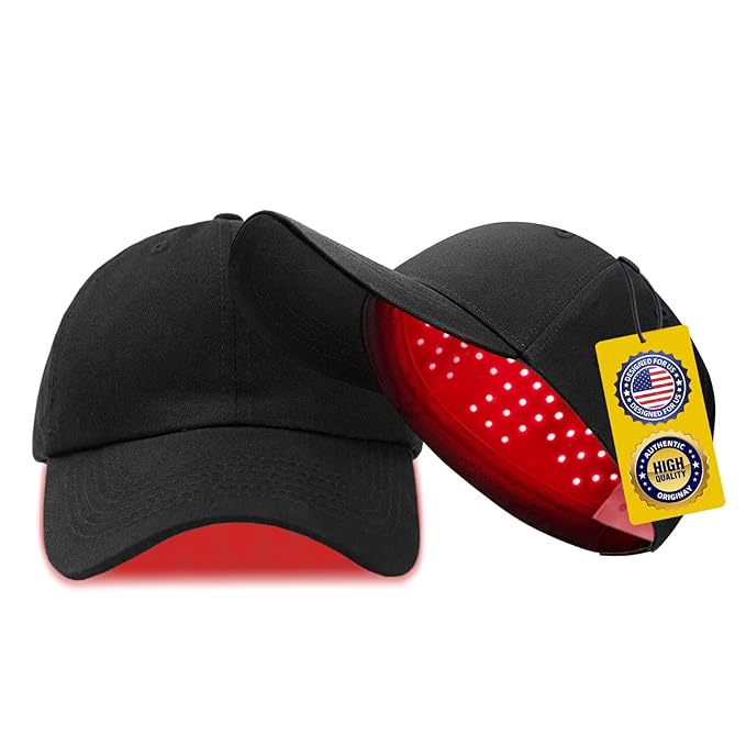 Cordless Red Light Therapy for Hair Growth Cap, Infrared Red Light Therapy to Support Scalp Health, Reduce Hair Loss & Shedding