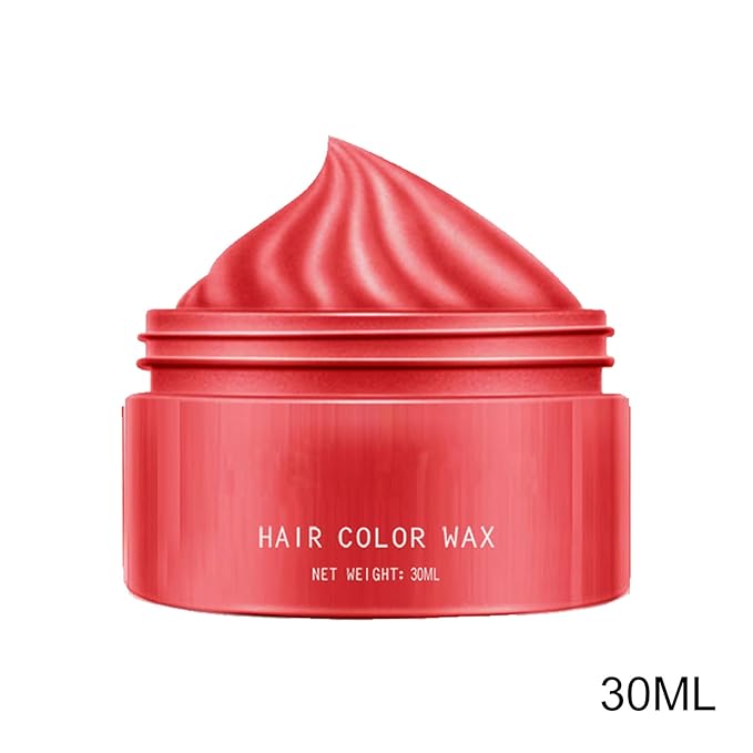 Hair Color Wax - 30ml Temporary Washable Hair Dye, Style and Color Easily for Women Men Teens and Kids, Styling Cream for Parties Cosplay Halloween, Vibrant Fun Colors Easy to Apply Wash