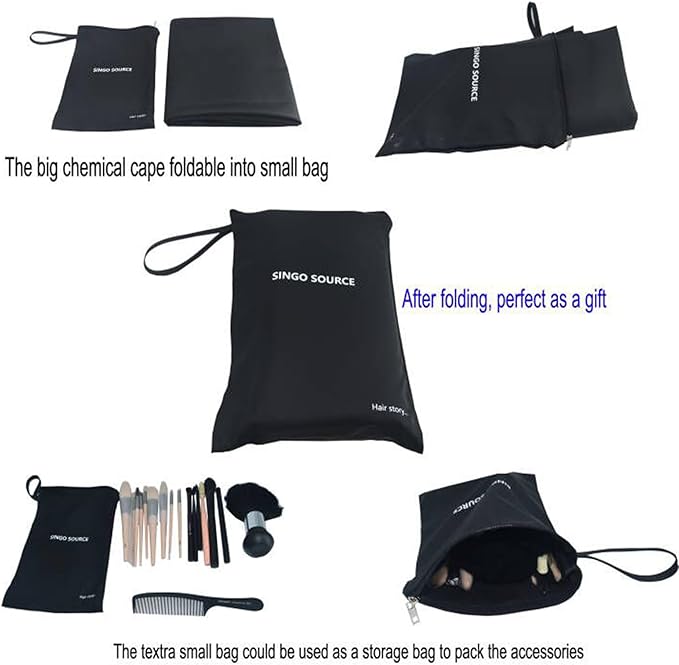 Professional Hair Chemical Hair Shawl Waterproof Bleach Proof Hair Color Dye Shawl