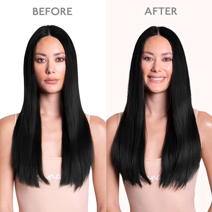 WENNALIFE Clip in Hair Extensions Real Human Hair, 18 Inch 150g 9pcs Jet Black Remy Hair Thicker Double Weft Extensiones De Cabello Humano Con Clip Ins Straight Full Volume