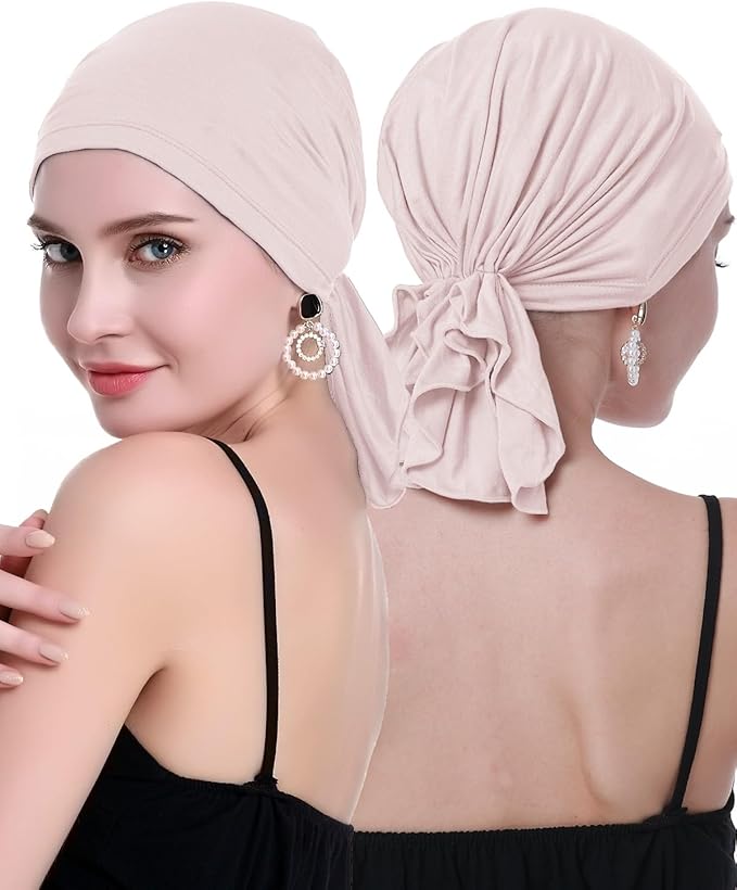 osvyo Chemo Headscarf for Women Hair Loss - Cancer Slip On Headwear Turbans Sealed Packaging