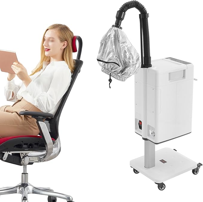 Nano Hair Steamer Machine,110V 500W Color Processor Beauty Haircut Salon,Multifunctional Anion Vertical Hair Dyeing Machine for Hairdressing Care Hair Repair