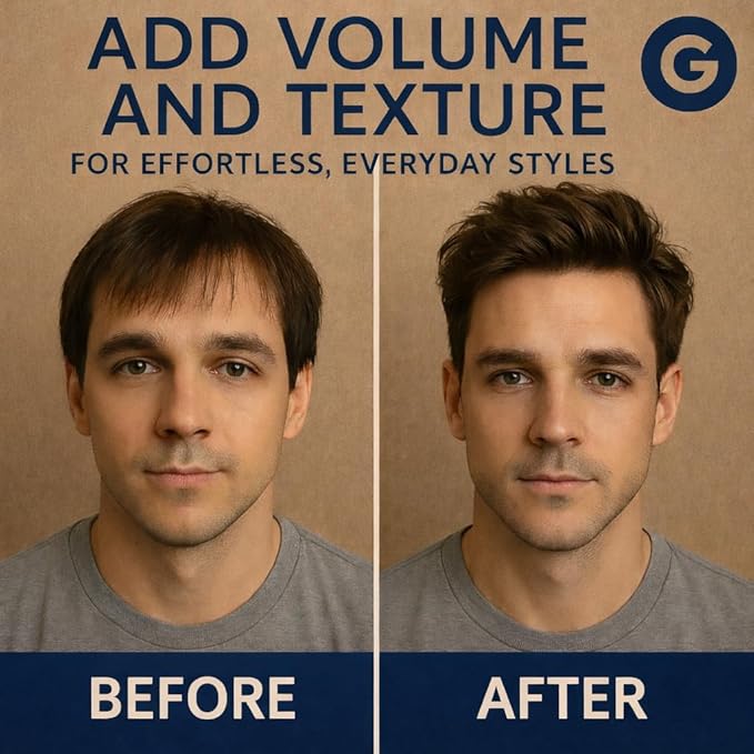Grain Sea Salt Spray for Men | Texturizing and Volumizing Sea Salt Spray for Hair | Lightweight Volume Mist | Natural Texture | Flexible Hold | Unique Product Formula For all Hair Types | 6floz/177mL