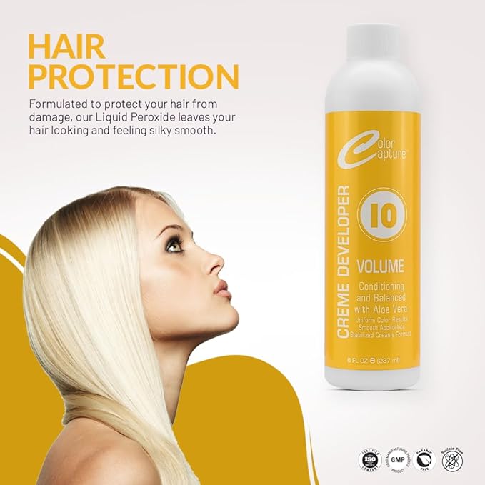 Cream Developer, 10 Vol, Hair Color Enhancer - 8 Ounces