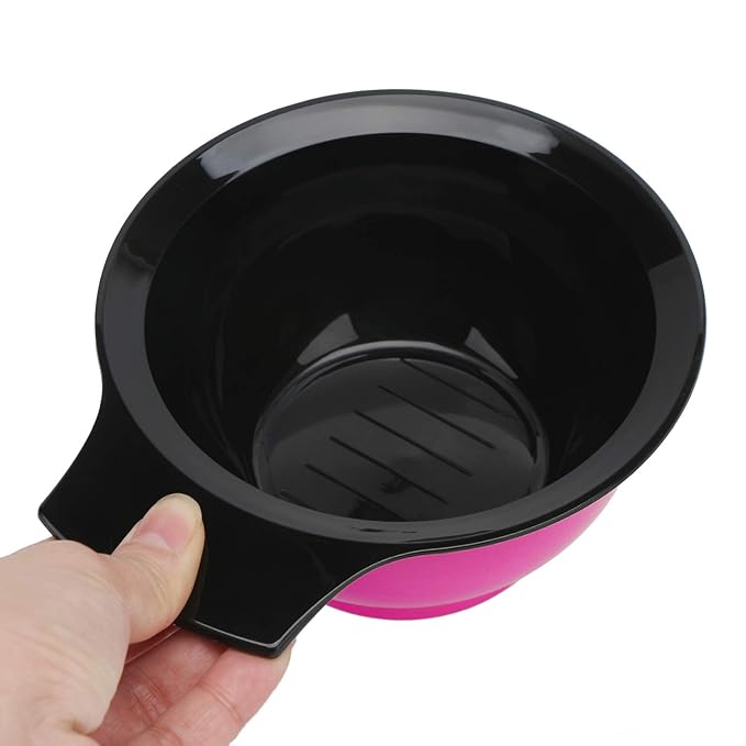 Hair Dye Bowl, Professional Hair Color Bowls, Plastic Mixing Tint Bowl Set Kit, Stackable DIY Hair Dye Tools Assorted Colors for Home and Salon Uses