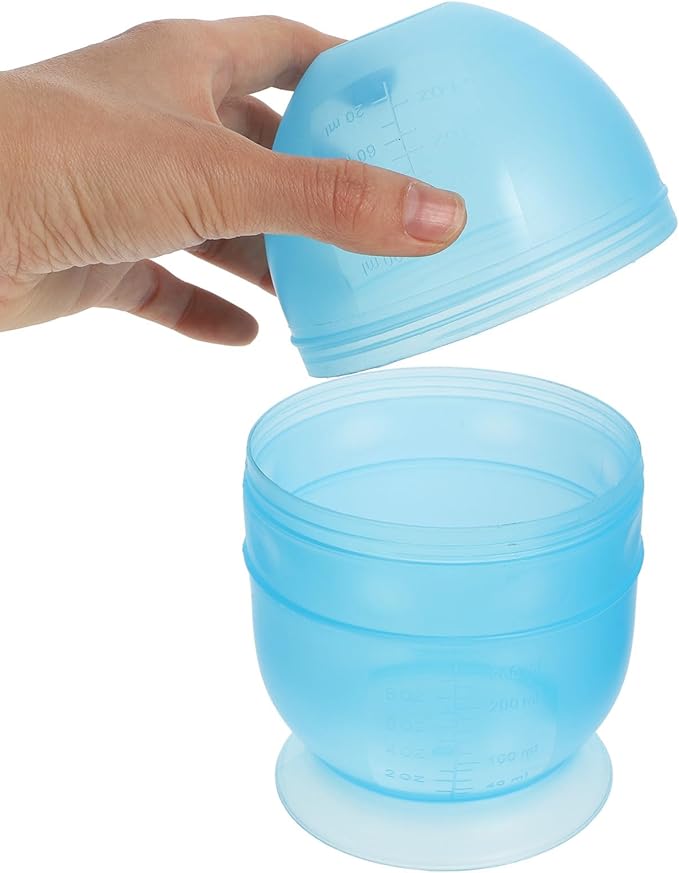 Thickened Hair Dye Mixing Bowl Plastic Hair Color Bowl for Home and Salon Use Blue