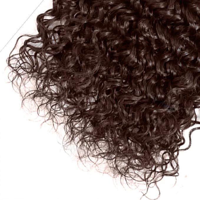 Color 4 Water Wave Bundles Brown Human Hair Bundle Niegmeag Peruvian Virgin Soft and Sikly Remy Hair 3 Bundles 22 24 26 Inch Number 4 Color h