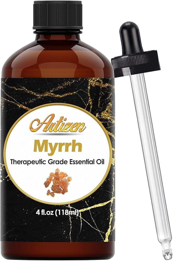 Artizen Myrrh Essential Oil - Myrrh Aromatherapy Oil (4 Fluid Ounces)