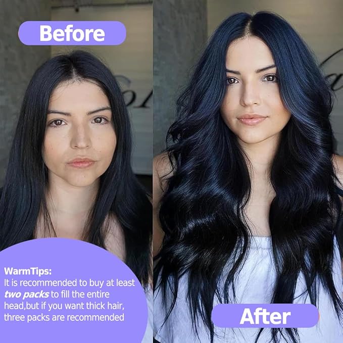 Seamless Clip in Hair Extensions Real Human Hair Straight Brazilian Virgin Human Hair Clip in Extensions for Women 8Pcs PU Clip in Remy Hair Skin Weft 18Clips 120g 26inch Natural Black
