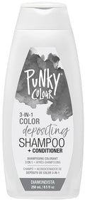 Punky Colour 3-in-1 Color Depositing Hair Cleanser & Conditioner, 8.5 fl oz. (Diamondista)