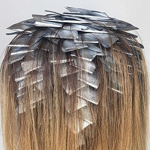 FRAMAR Silver Hair Foil – Hair Foils For Highlighting Long Hair, Highlight Foils For Hair Highlighting, Salon Foils For Hair Highlighting Kit, Salon Foils For Hair Stylist – 320 ft