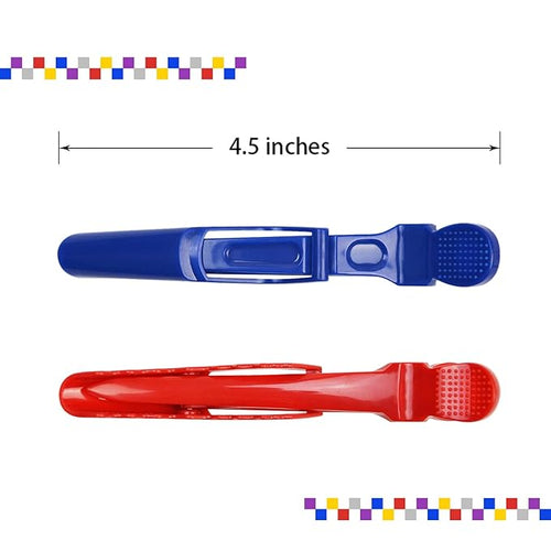 10 Pcs Alligator Hair Clips Styling Sectioning Clips Professional Salon-Grade Hair Clips for Hair Styling, Coloring, Cutting (Mixed color)