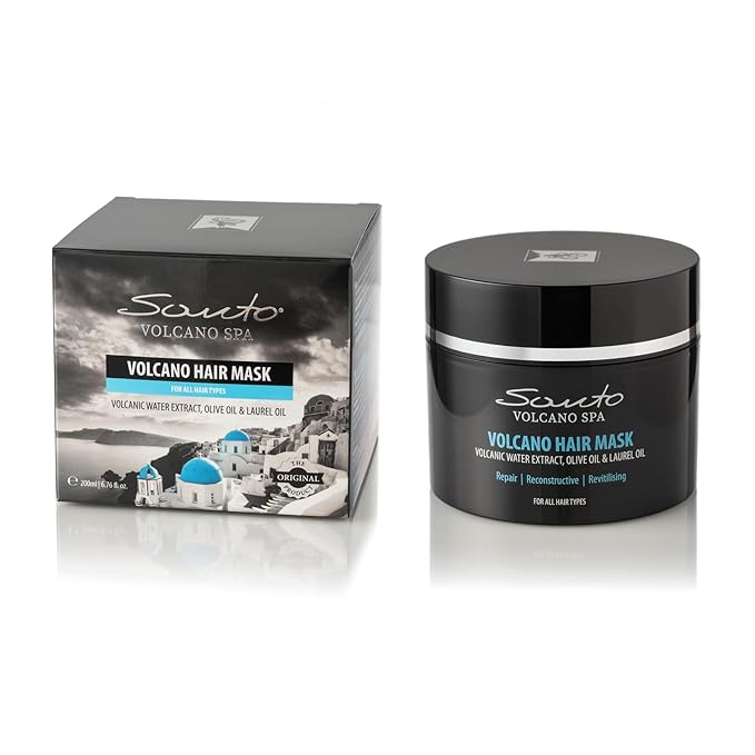Volcano Hair Mask 200ml – Deep Hair Mask for Dry Damaged Hair – Reduces Breakage & Enhances Shine – Hair Treatment Mask for Dry, Damaged & Frizzy Hair