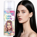 Temporary Hair Color Spray, Black Hair Dye Pomades for Kids and Women-Perfect for Cosplay, Christmas, and Halloween Parties, Natural Washable Quick-Drying, One-Time Use in one wash (Black, 120ml)