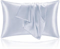 BEDELITE Satin Pillowcase for Hair and Skin, Super Soft and Cooling Similar to Silk Pillow Cases 2 Pack with Envelope Closure, Gift for Women Men(20"x36" King Size, Evening Haze)
