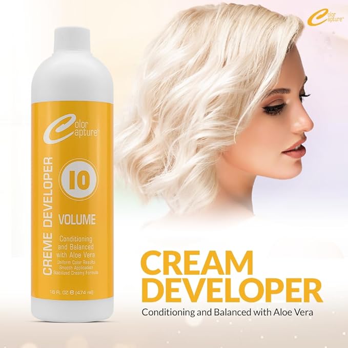 Cream Developer, 10 Vol, Hair Color Enhancer - 16 Ounces