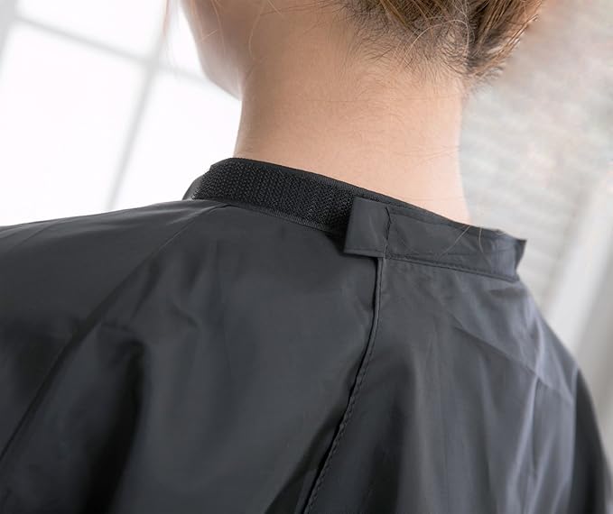 PERFEHAIR Salon Client Hair Cutting Cape Gown, Professional Barber Haircut Cape with Sleeves