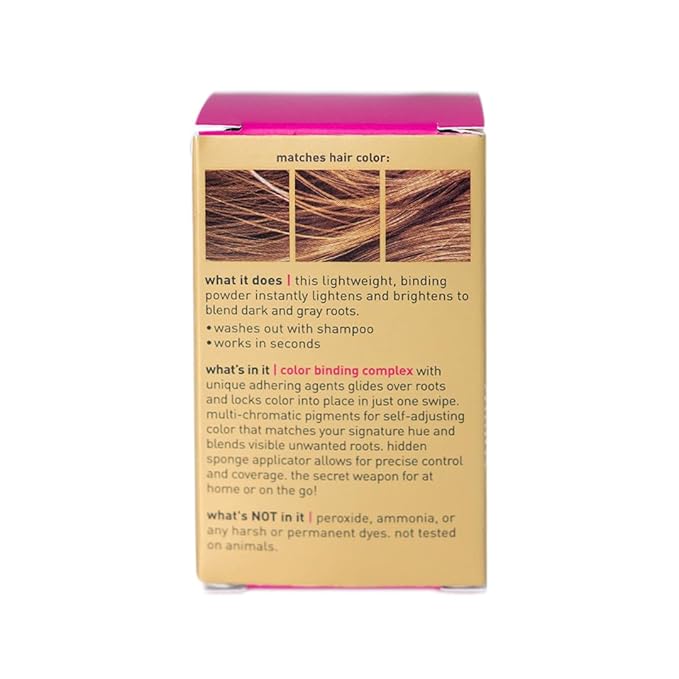 Style Edit Root Touch Up Powder (5 Pack) to Cover Up Dark Roots and Grays Between Salon Visits, Water Resistant, Non-Sticky, Compact And Mess-Free, Dark Blonde Hair Color (Total of 5)