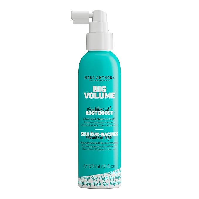 Marc Anthony Big Volume Root Lifting Spray for Fine & Thin Hair - Lightweight Hair Volumizer & Thickening Hair Styling Spray with Maximum Hold for Bounce - Frizz-Free & Sulfate-Free Hair Care Products