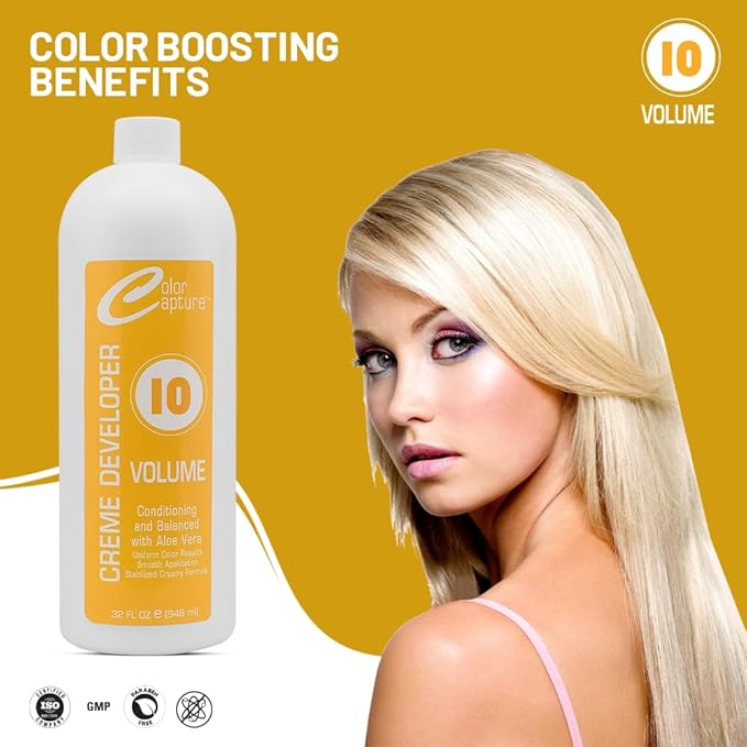 Cream Developer, 10 Vol, Hair Color Enhancer - 32 Ounces