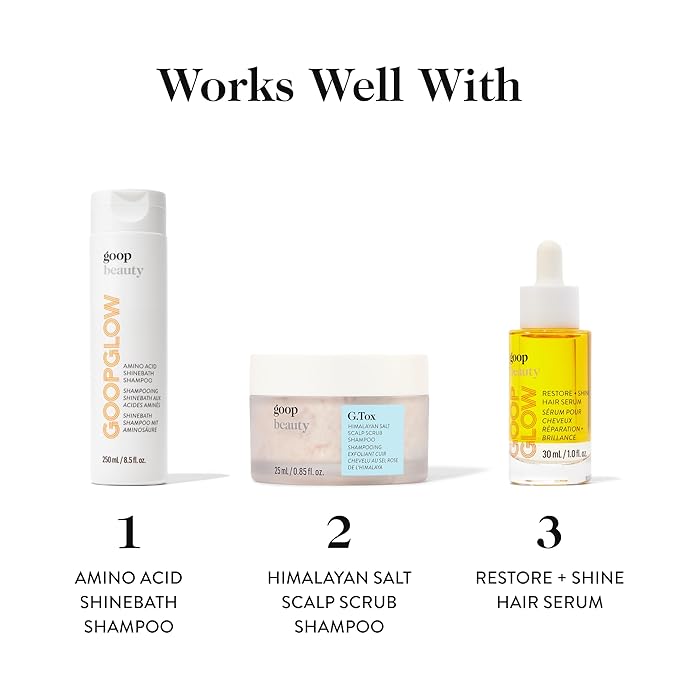 goop Beauty Hair Mask | Conditioner for Dry Hair & Frizz Control | Amino Acids, Beetroot Extract, Coconut and Avocado Oil | Strengthening Treatment to Repair Chemical Damage | Sulfate Free | 6 fl oz