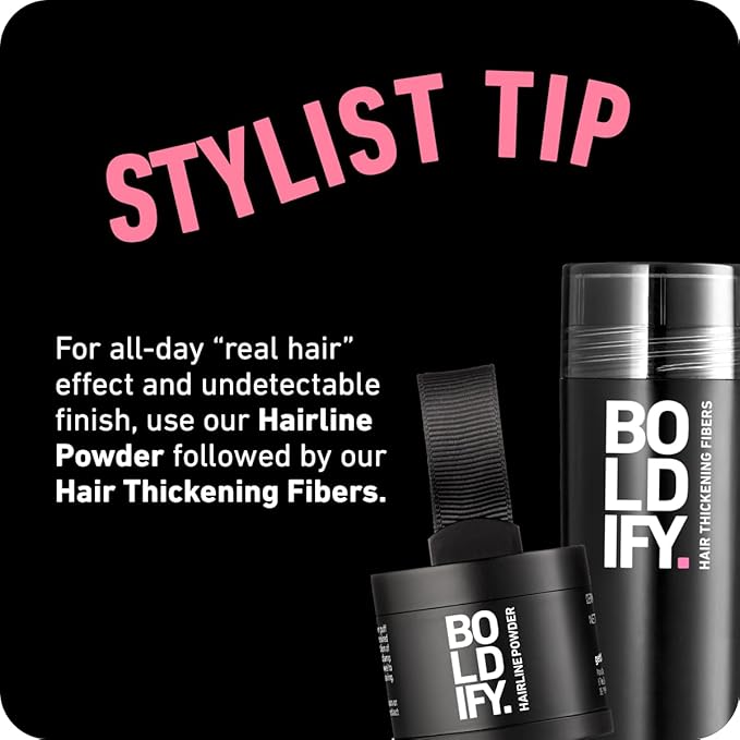 Boldify Hair Fibers Color Sample Kit - Fill In Thinning and Fine Hair for an Instantly Fuller, Thicker Look - 14 Shades for Women & Men - Reds